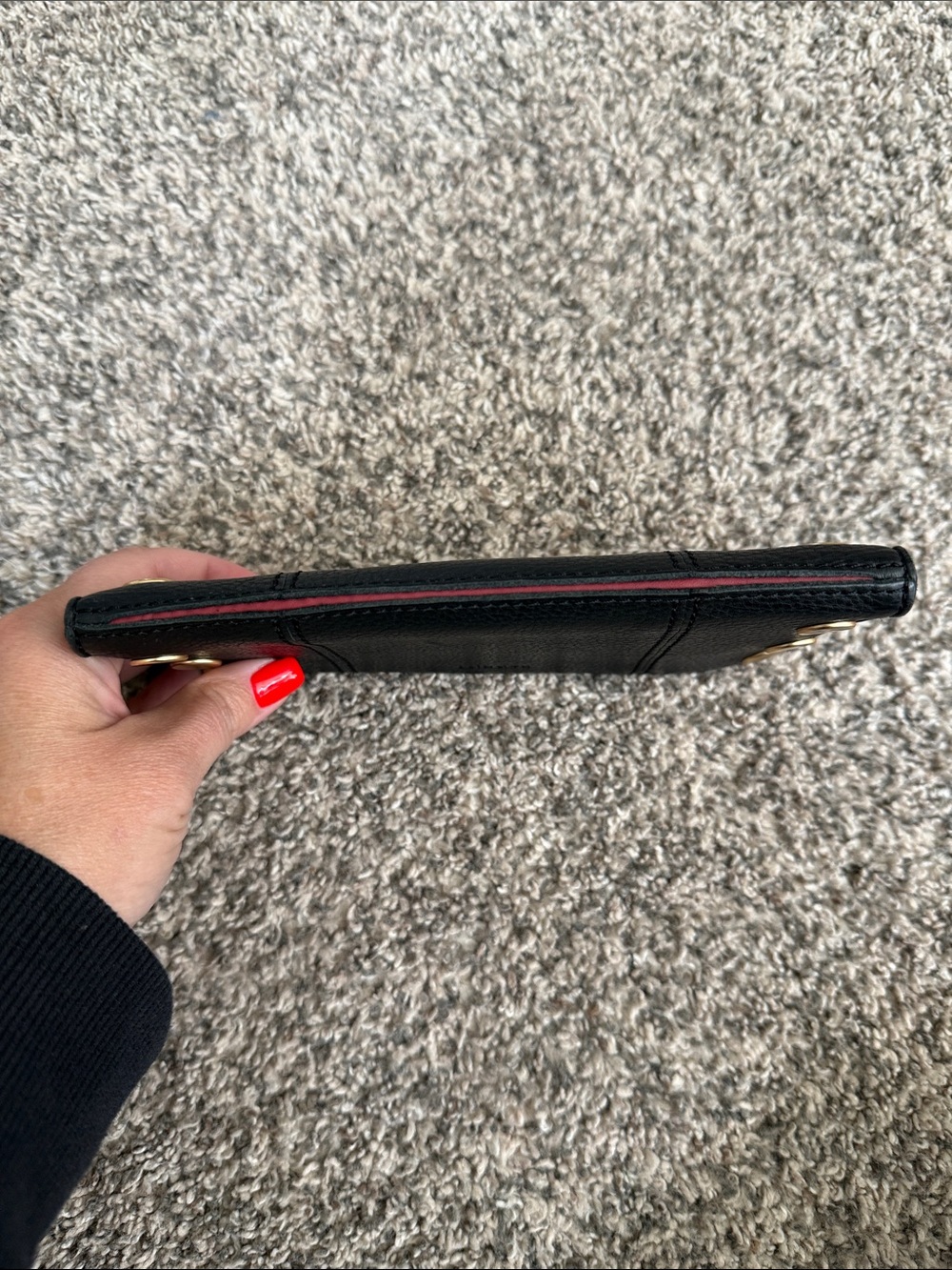 Hammitt Black and Red Leather Wallet - Picture 4 of 7